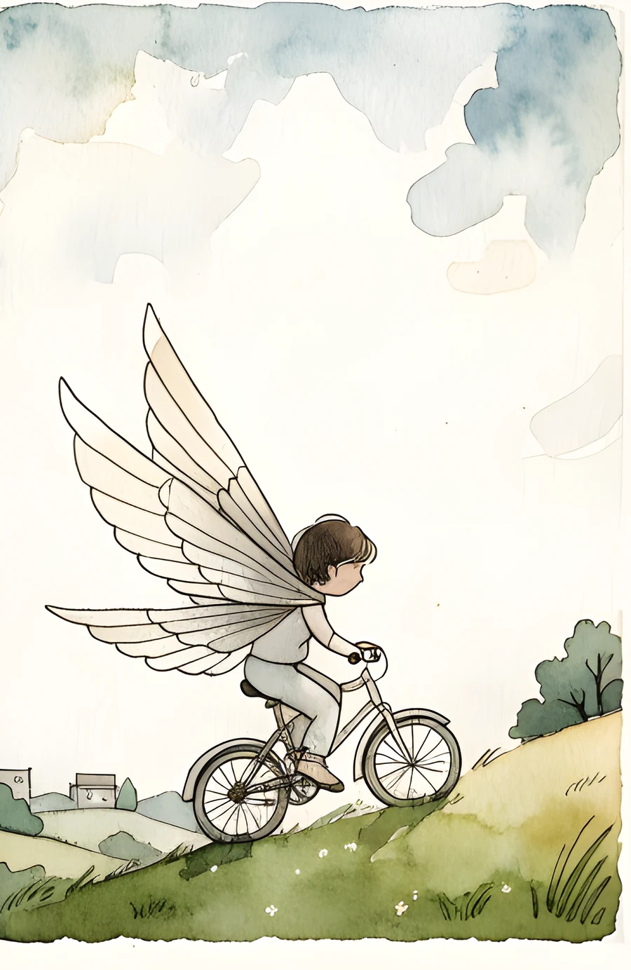 Karla og Cyklen, der ville flyve